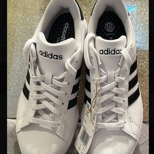 adidas White and Black Sneakers
